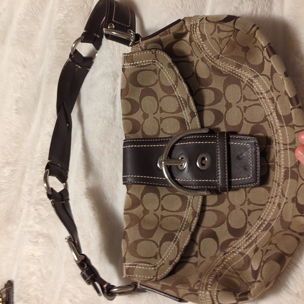 Medium/Large Brown Coach Bag